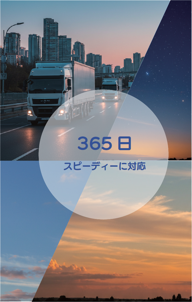 365日スピーディーに対応